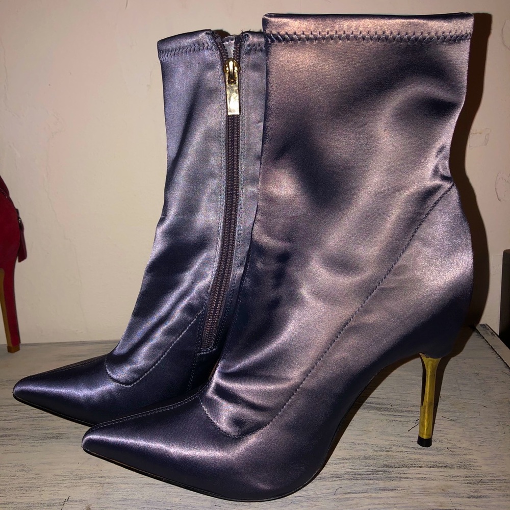 High heeled boots